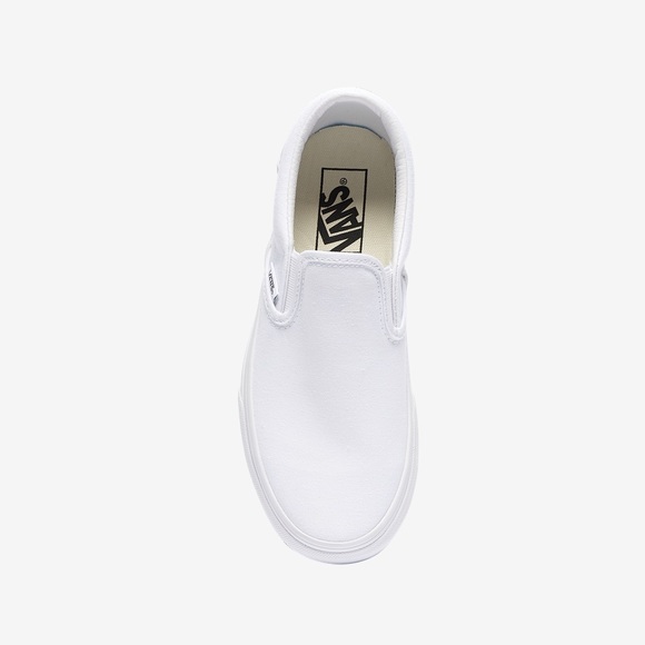Vans Womens Classic Slip on Platform White - Picture 5 of 9